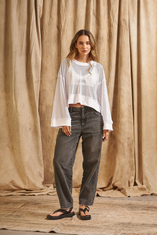 Camiseta Malla Oversized