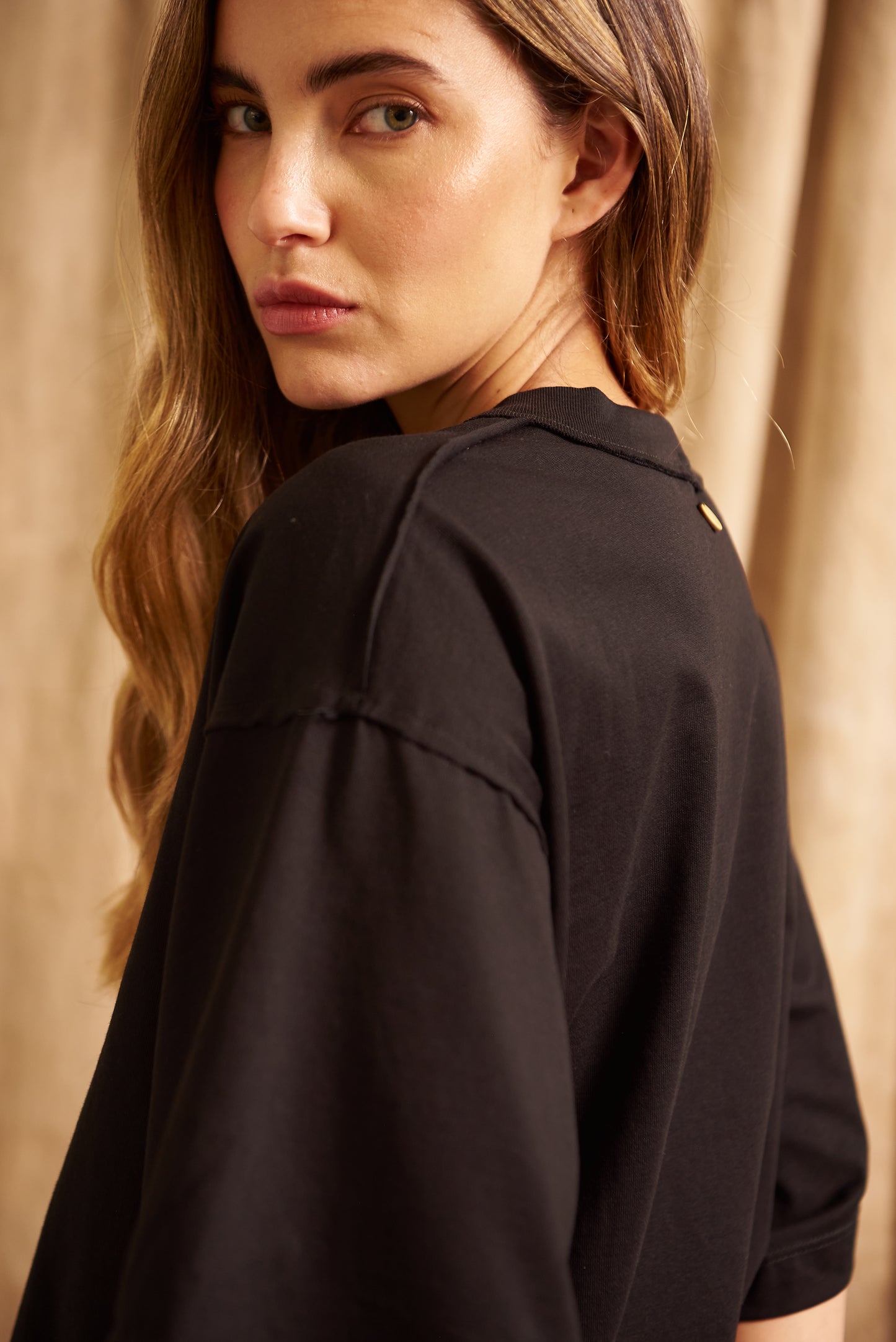 Camiseta oversized Negra