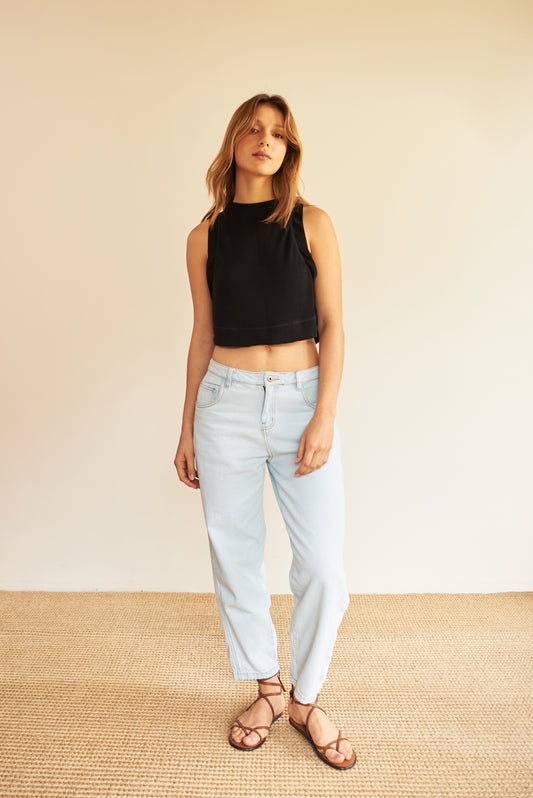 Camiseta Tank Top Crop - R O P A J E --