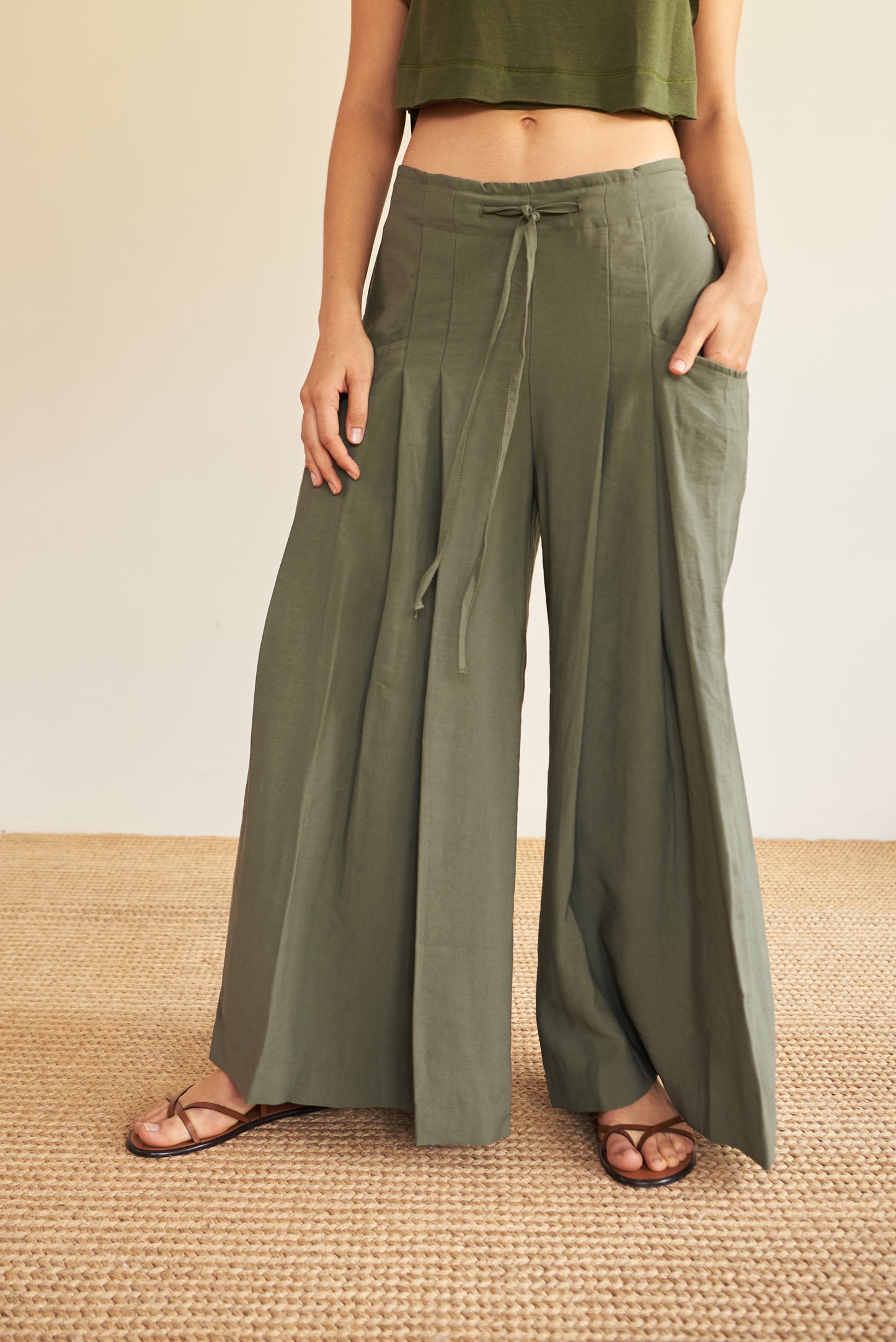 Pantalón Cargo Fluido