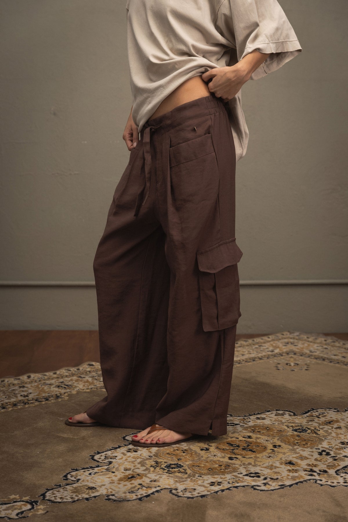 Pantalon Cargo Bolsillos Lateral