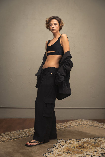 Pantalon Cargo Bolsillos Lateral