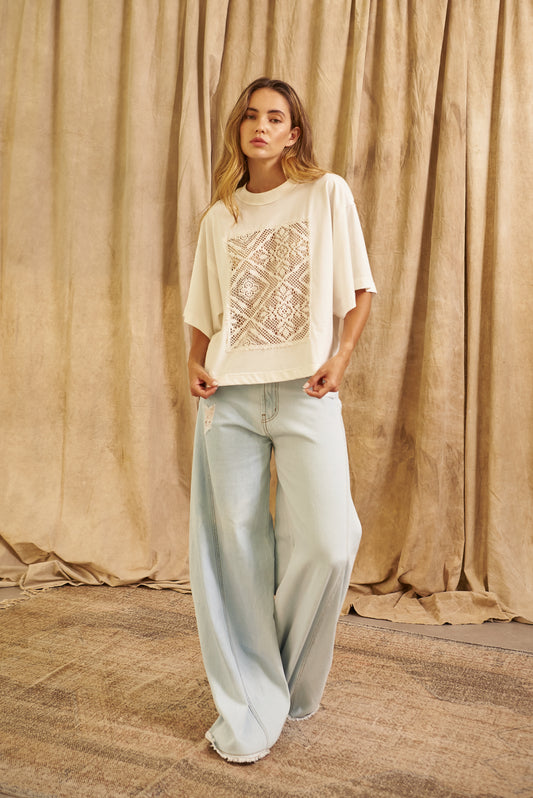Camiseta Crochet