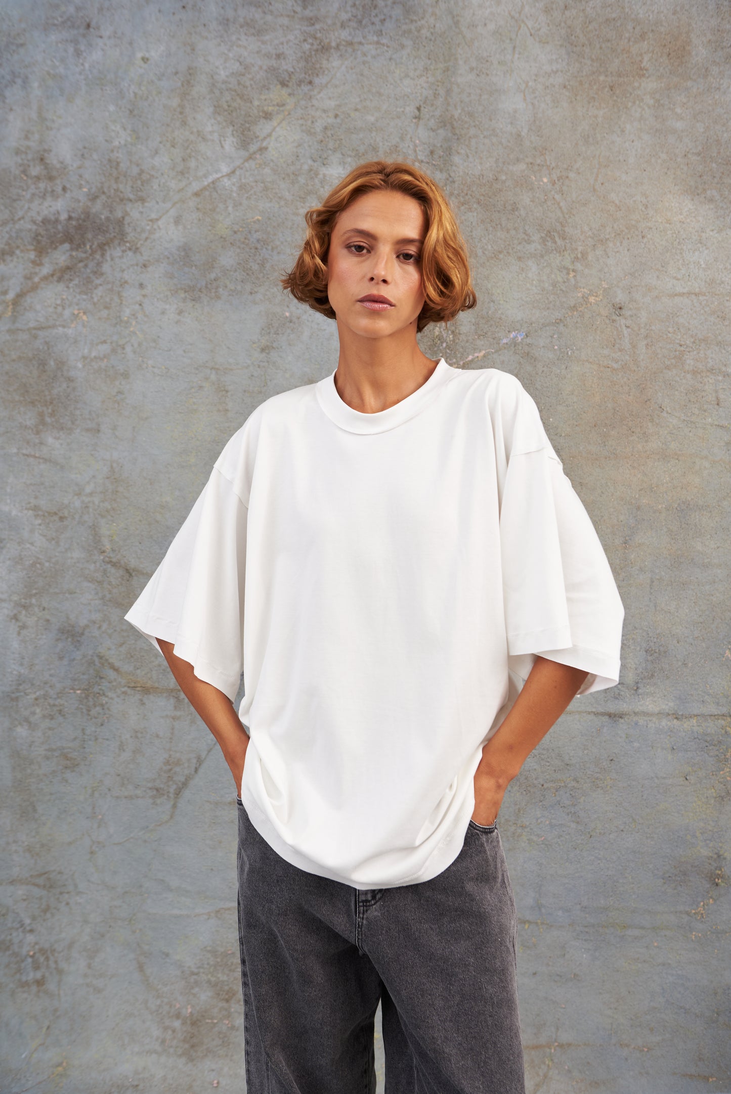 Camiseta Ovrsize manga 3/4