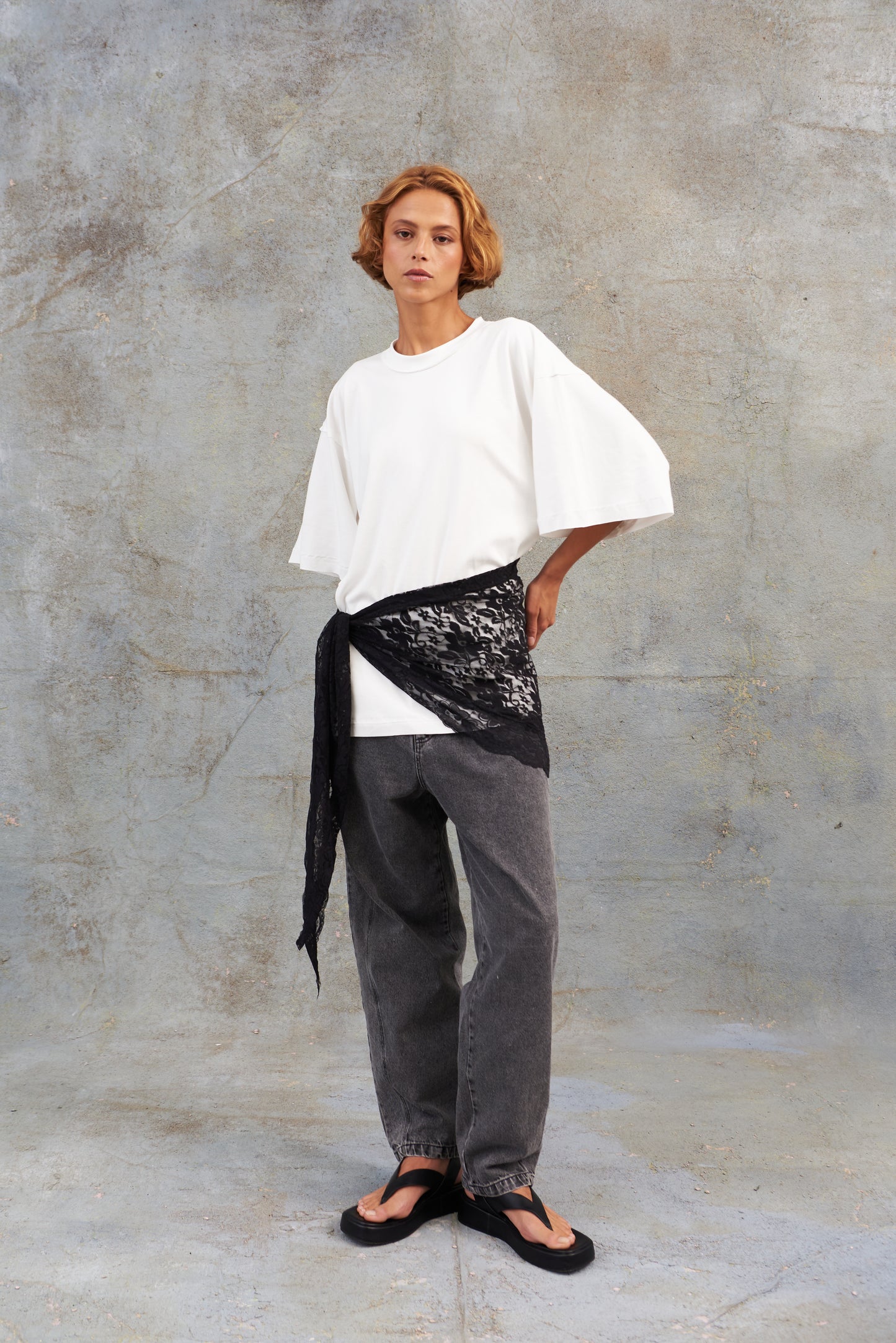 Camiseta Ovrsize manga 3/4