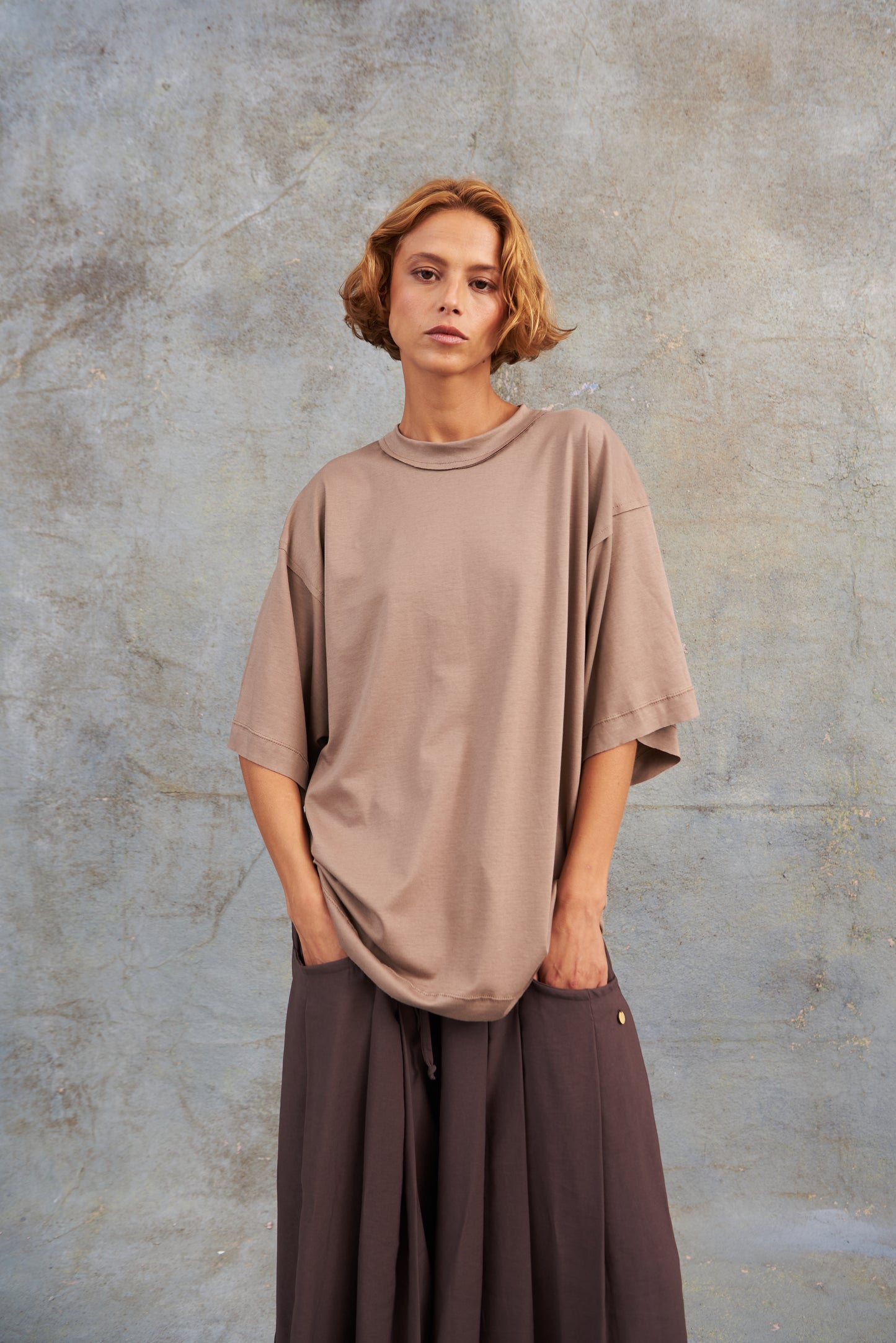 Camiseta Ovrsize manga 3/4