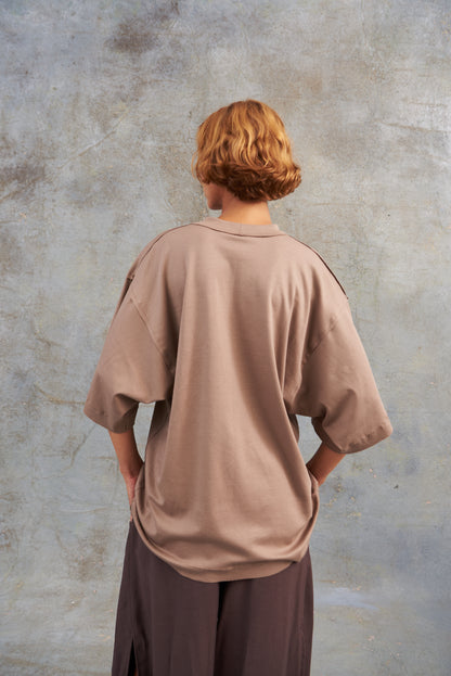 Camiseta Ovrsize manga 3/4