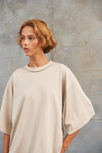 Camiseta Ovrsize manga 3/4