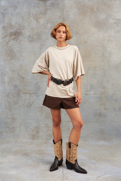 Camiseta Ovrsize manga 3/4