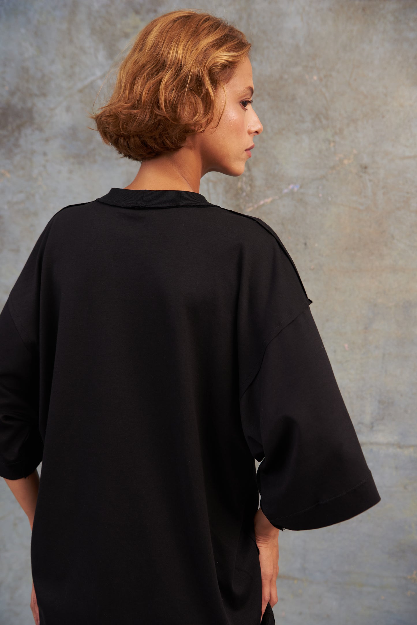 Camiseta Ovrsize manga 3/4