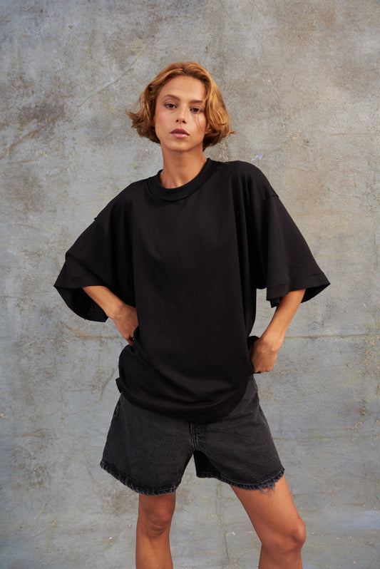 Camiseta Ovrsize manga 3/4