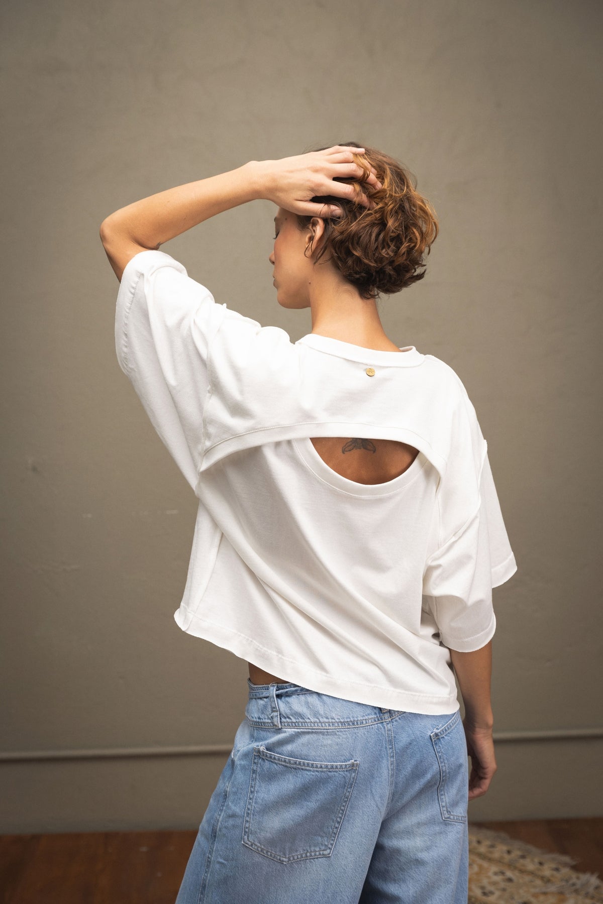 Camiseta Abertura Espalda