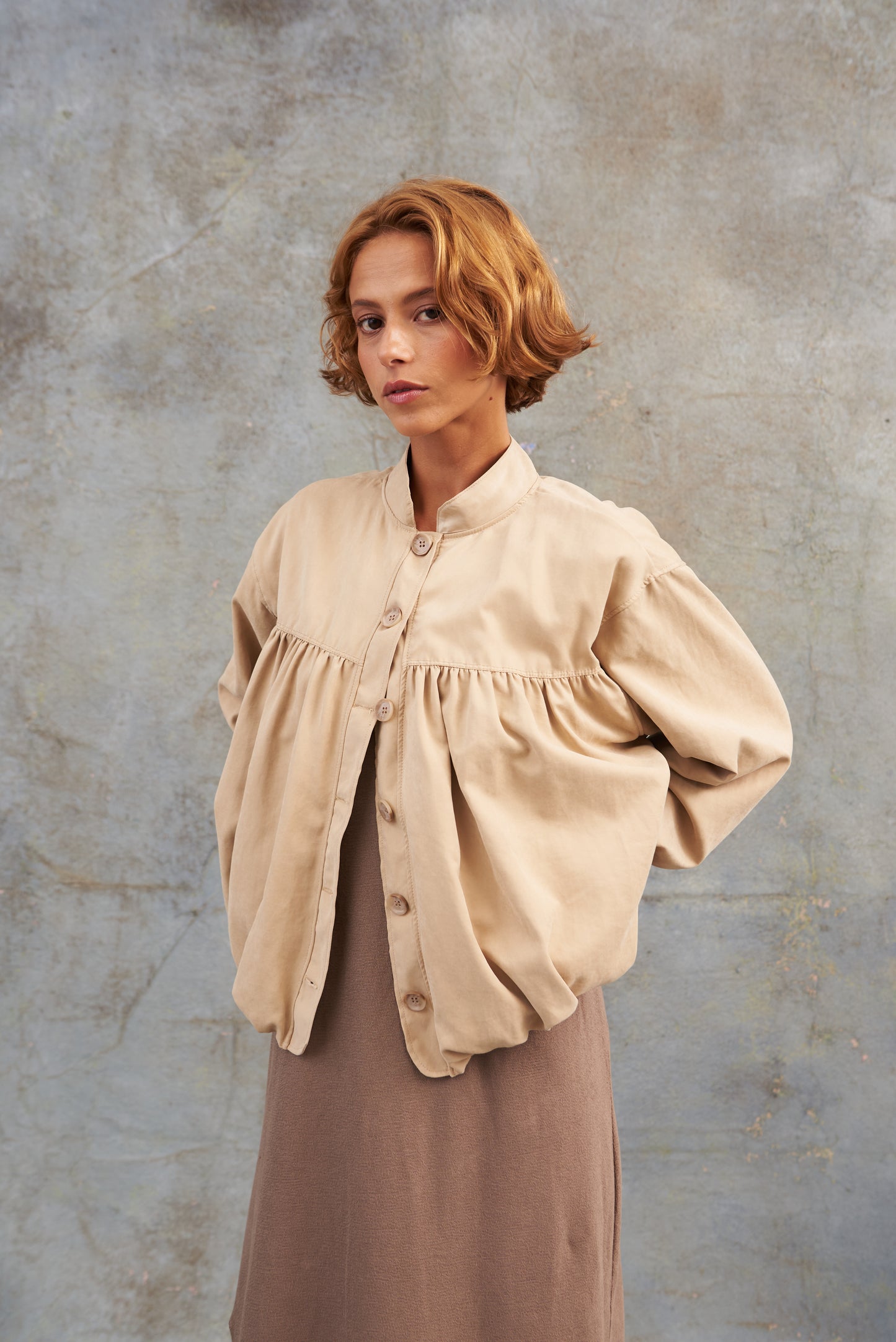 Chaqueta Recogido Bomber