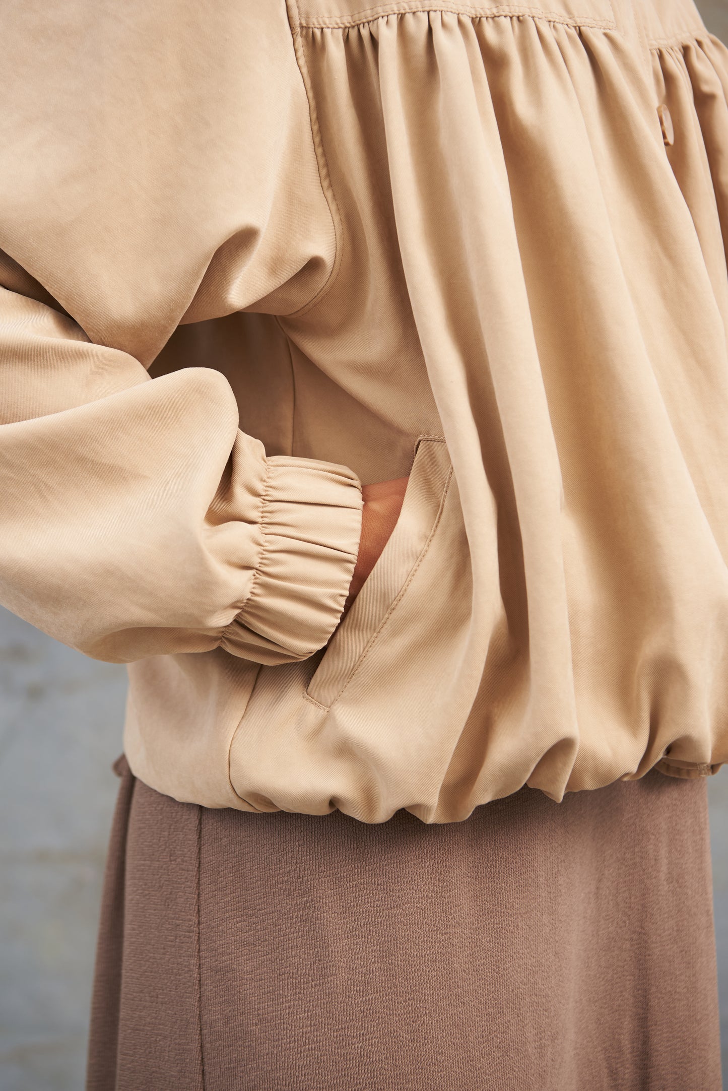 Chaqueta Recogido Bomber
