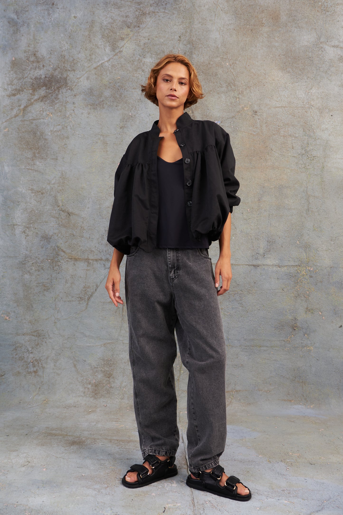Chaqueta Recogido Bomber