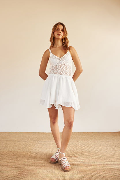 Vestido Crochet Mini - R O P A J E   -