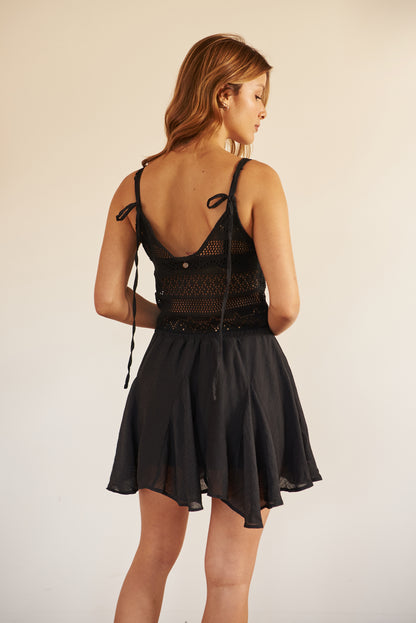 Vestido Crochet Mini - R O P A J E   -